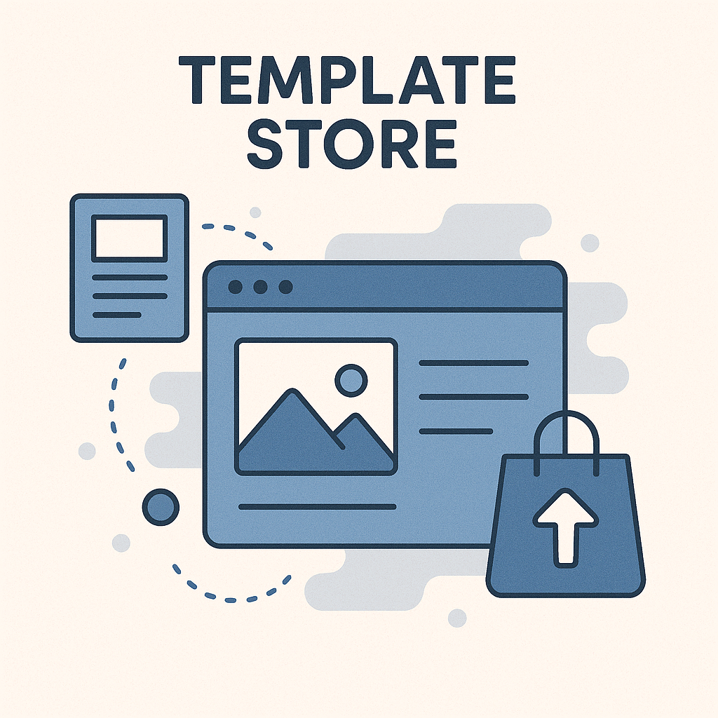 Templates Store illustration
